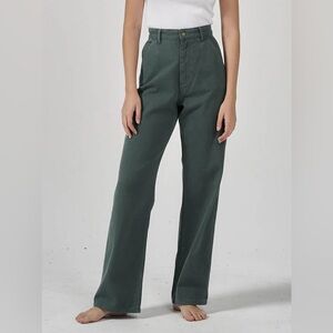 Thrills Women's Straight Leg Pants in Forest Green